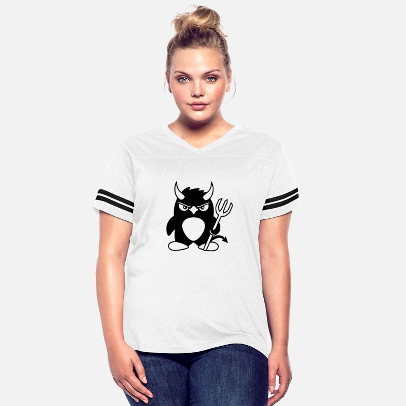 Penguin Devil Horns Trident Hell Evil Cool Satan