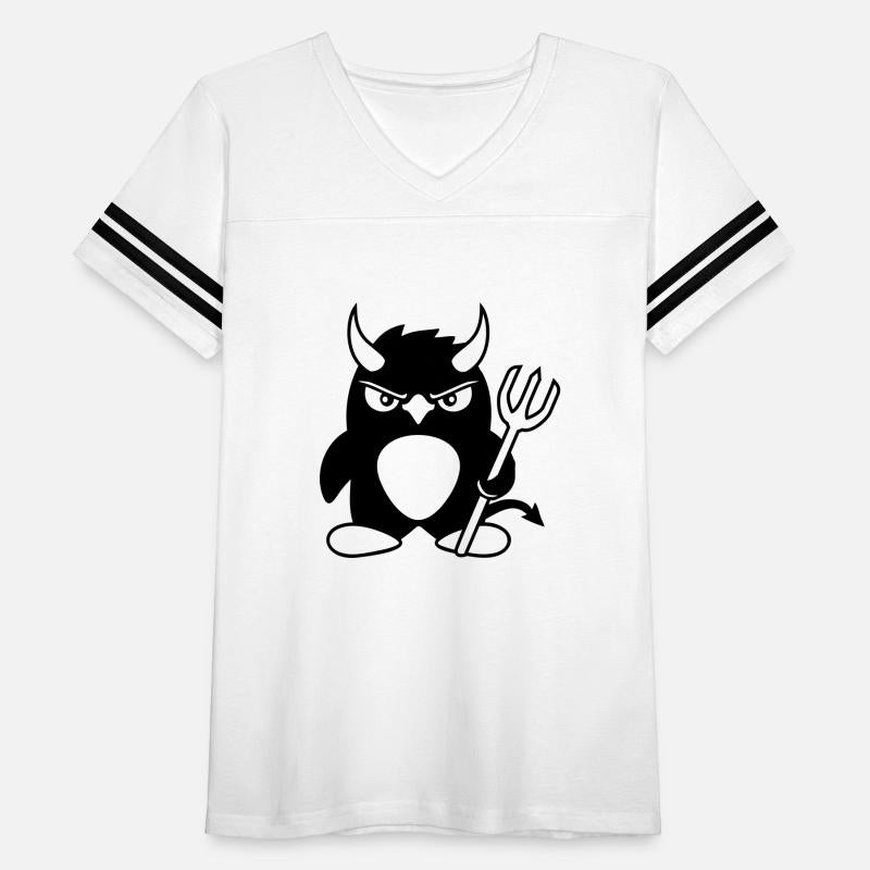 Penguin Devil Horns Trident Hell Evil Cool Satan