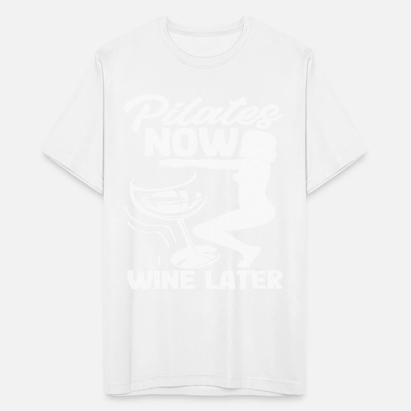 Pilates Now Wine Later Fun Graphic