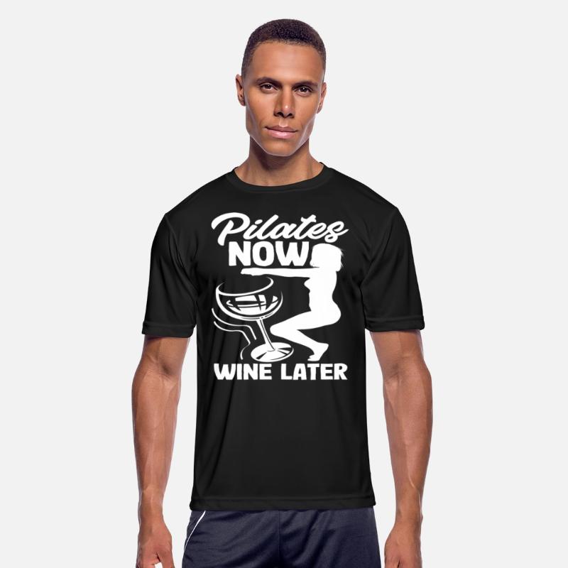 Pilates Now Wine Later Fun Graphic