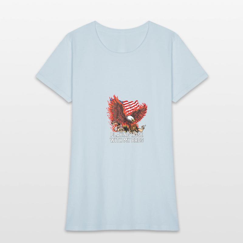 Playing Hose with Bros Funny Firefighter Humor Fir