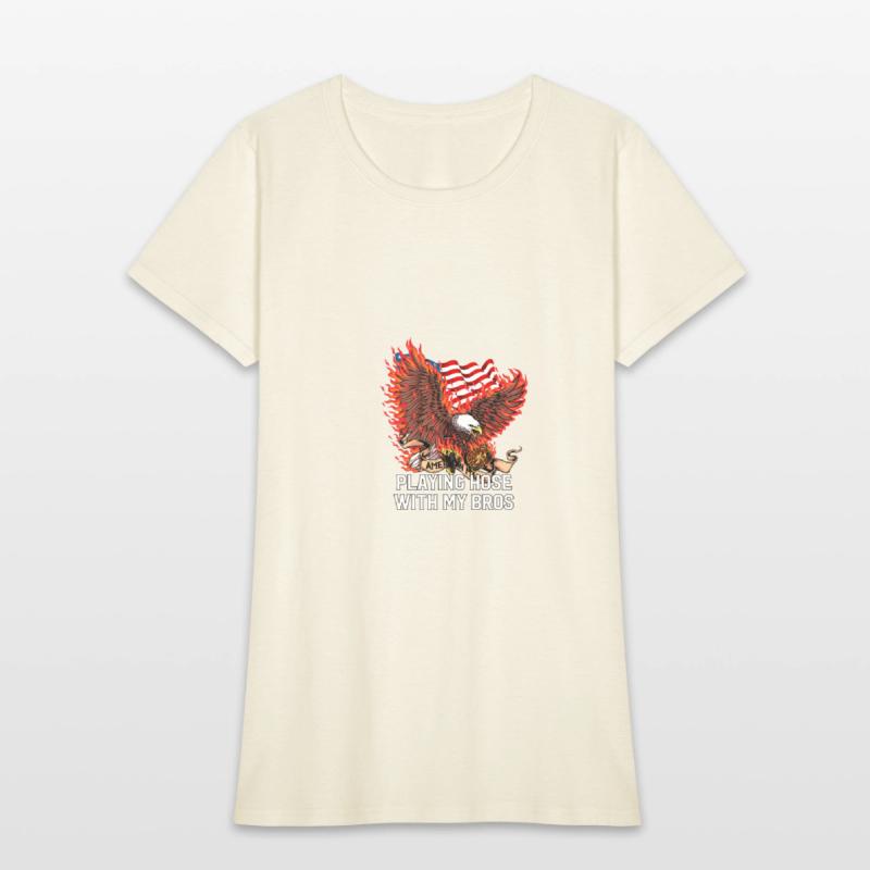 Playing Hose with Bros Funny Firefighter Humor Fir