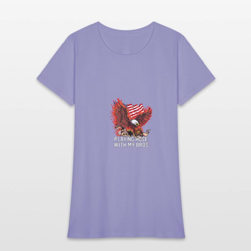 Playing Hose with Bros Funny Firefighter Humor Fir