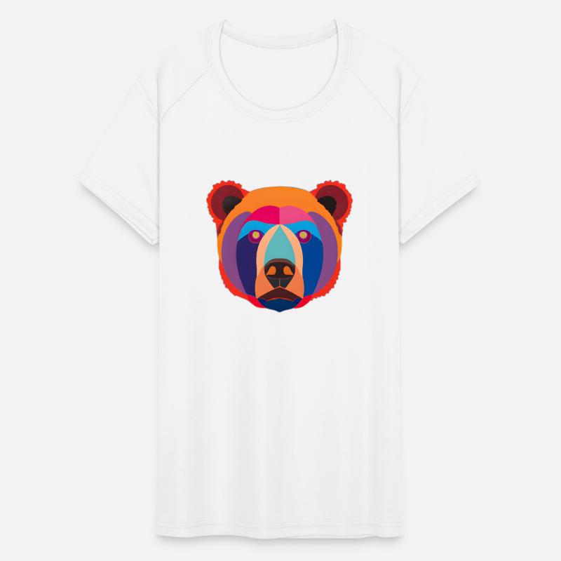 Pop Art Bear Head