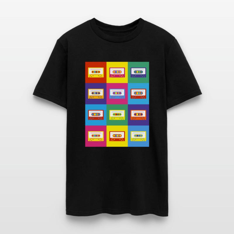 Pop Art Cassette Tapes Poster