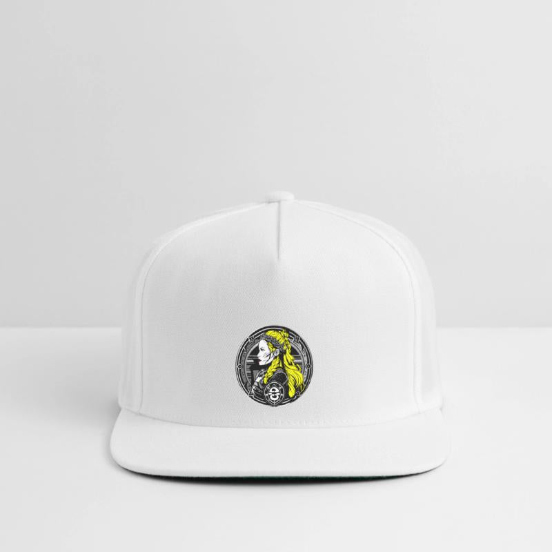 Portrait of a Medieval Warrior Blonde Woman