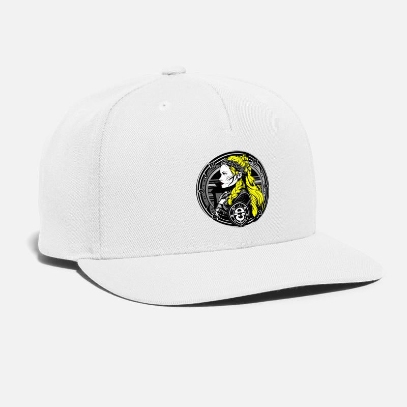 Portrait of a Medieval Warrior Blonde Woman