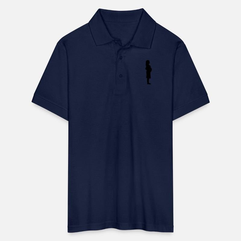 pregnant woman holding belly