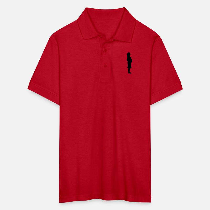 pregnant woman holding belly