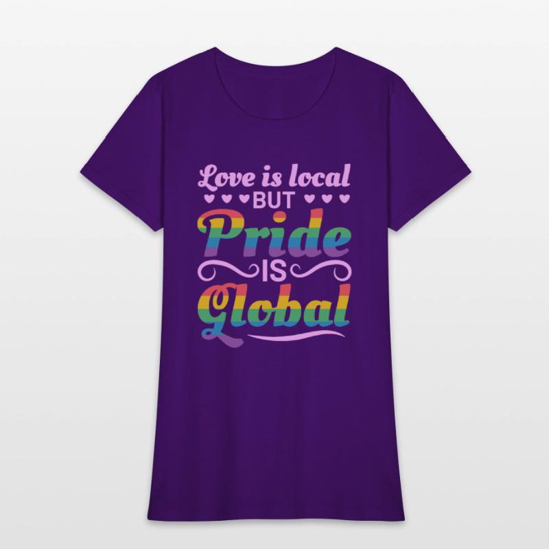 Pride Is Global LGBT Gay Pride Rainbow