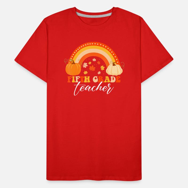 Pumpkin Rainbow Fifth Grade Teacher Autumn