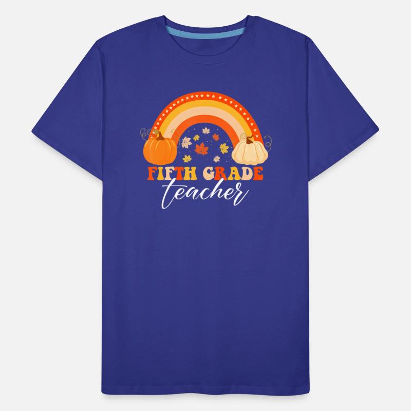 Pumpkin Rainbow Fifth Grade Teacher Autumn