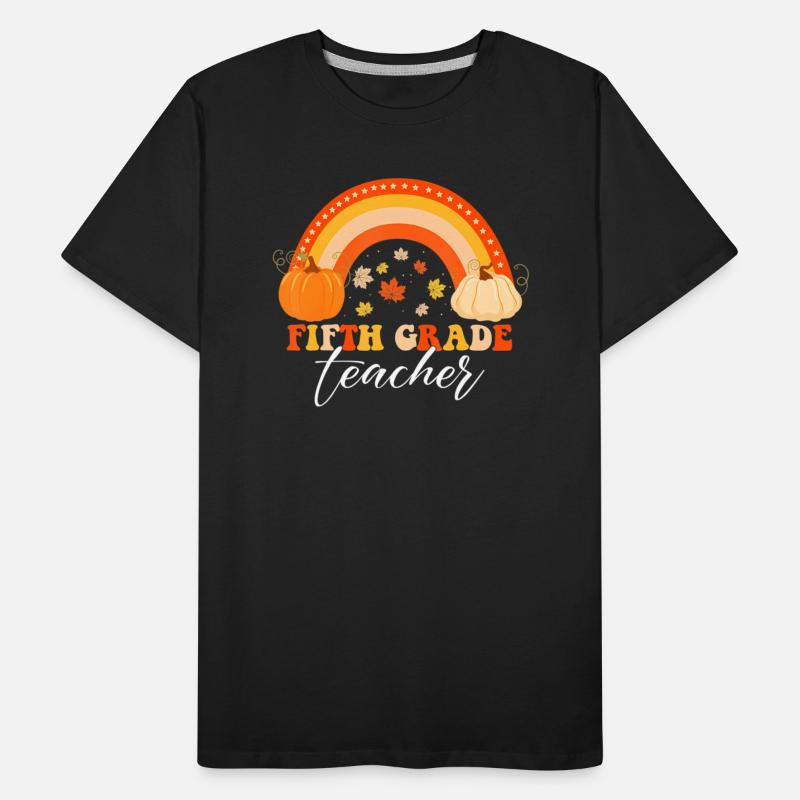 Pumpkin Rainbow Fifth Grade Teacher Autumn