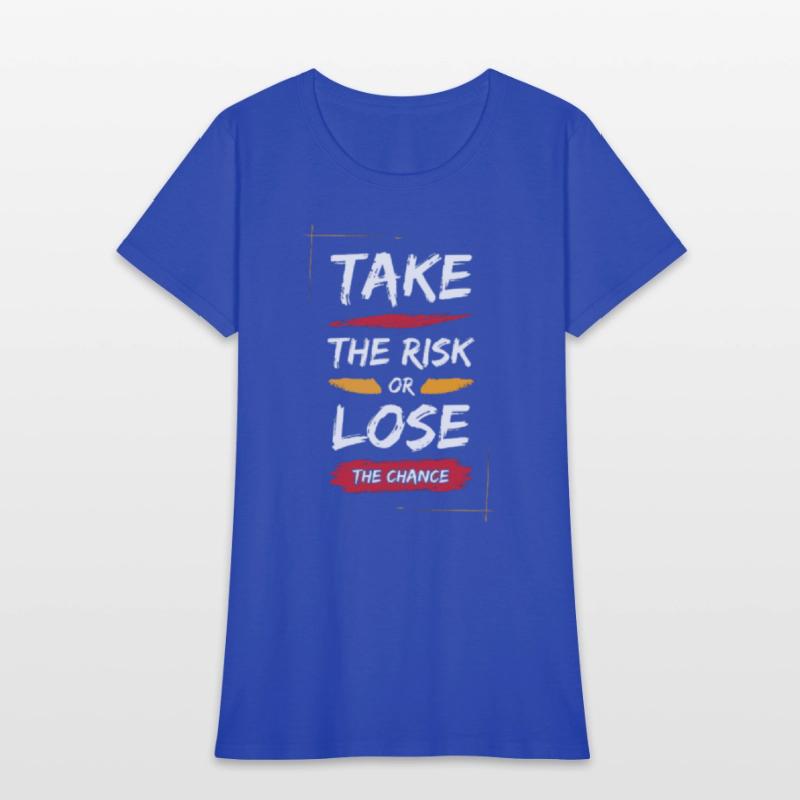 Qoute Tee shirt Slightly Stretch Crew Neck