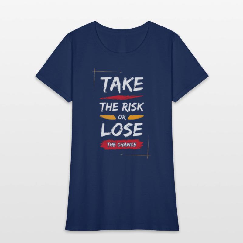 Qoute Tee shirt Slightly Stretch Crew Neck