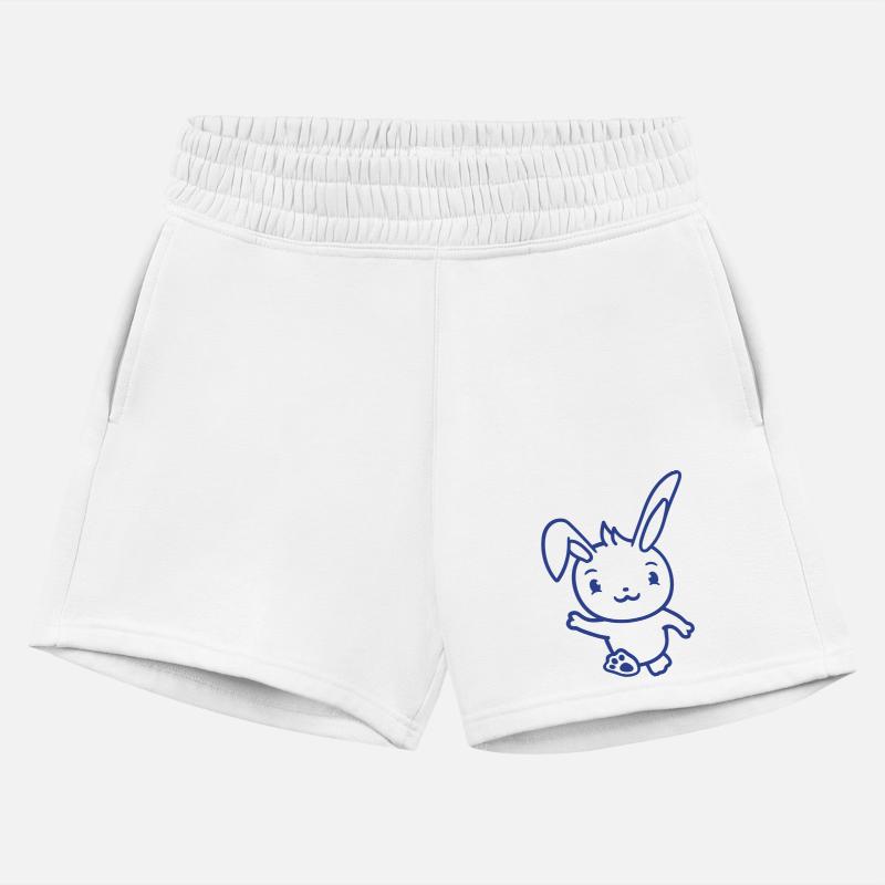 Rabbit Waves Greeting Hand Walk Run Going Happy