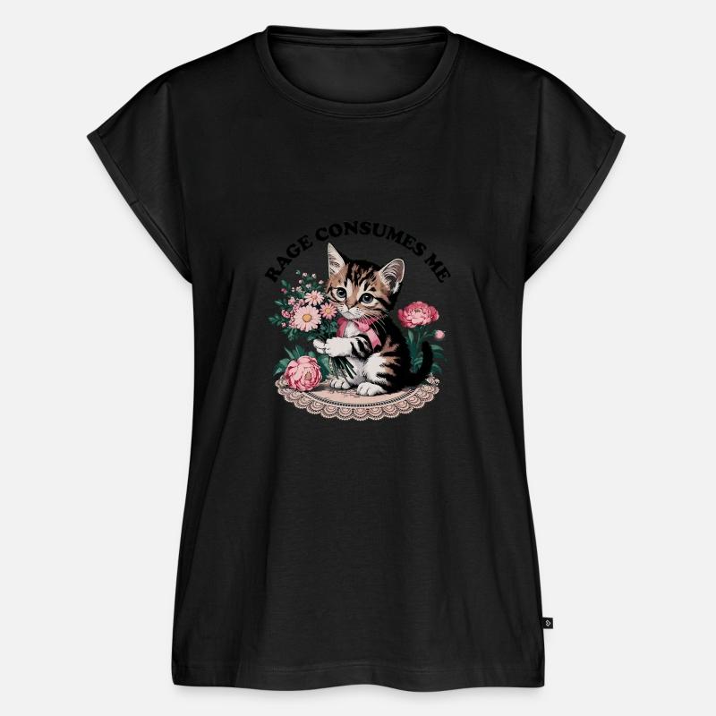 Rage Consumes Me Cat Flower Cute Kitty Cat Meme