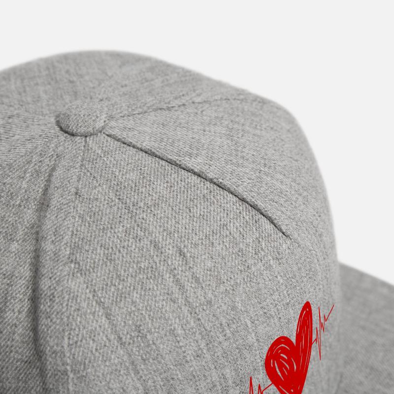 Red heart pulse heartbeat love