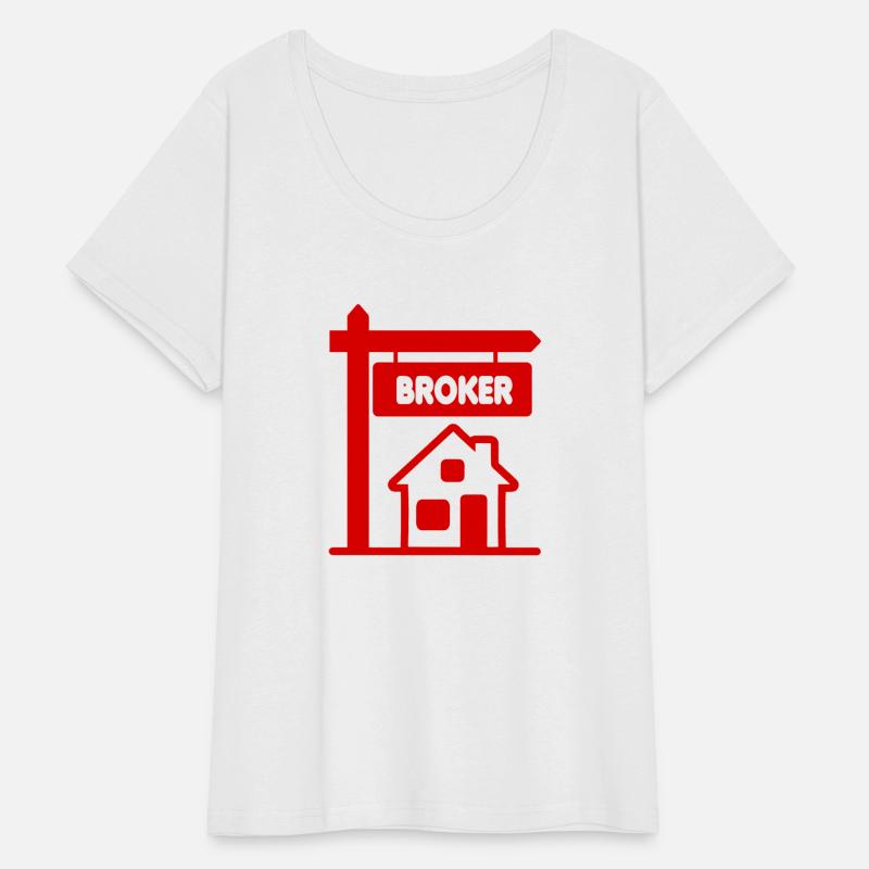 Red Logo Broker with text BROKER