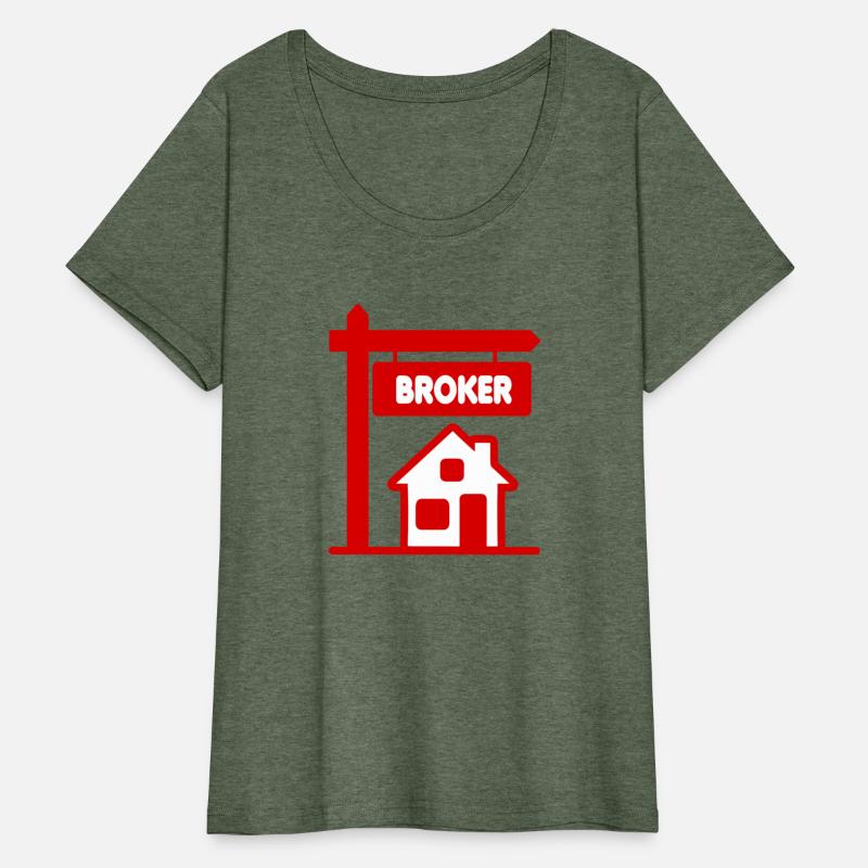 Red Logo Broker with text BROKER