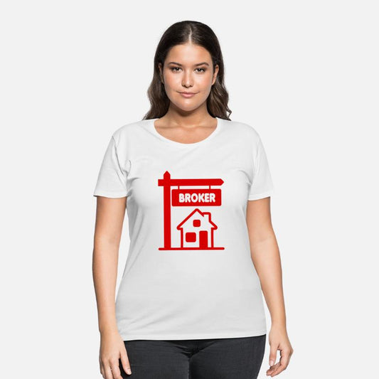 Red Logo Broker with text BROKER