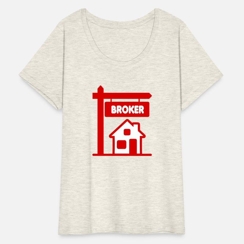 Red Logo Broker with text BROKER