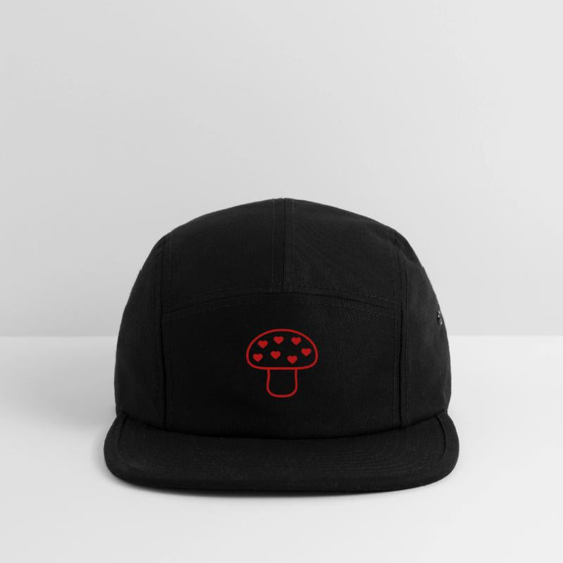 Red Mushroom Shining Color Love Heart Cool Fungus