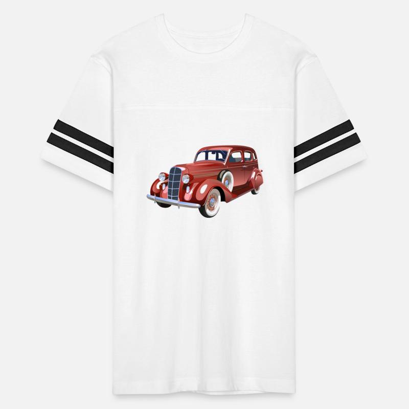 Red Retro American Car