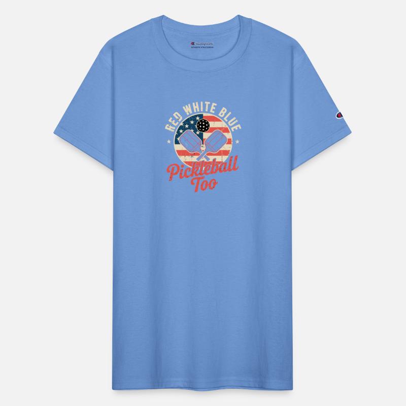 Red White Blue Pickleball Pride