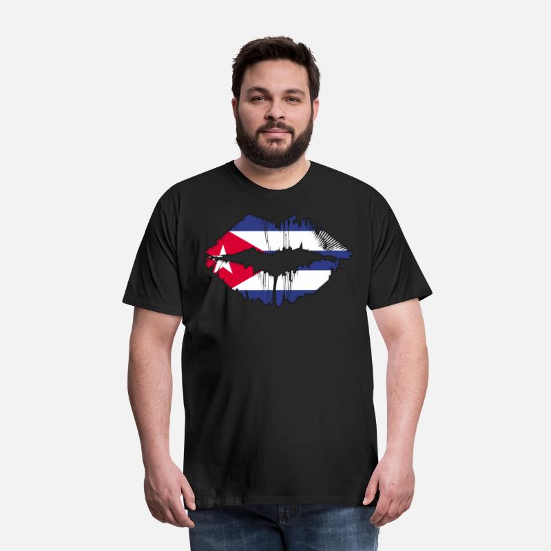 Republic Of Cuba Cuban Country Flag Kiss Lips