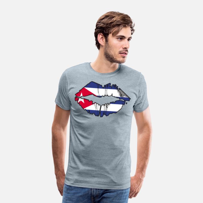 Republic Of Cuba Cuban Country Flag Kiss Lips