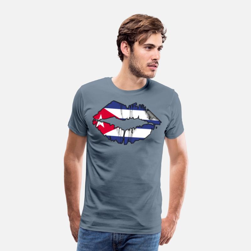 Republic Of Cuba Cuban Country Flag Kiss Lips
