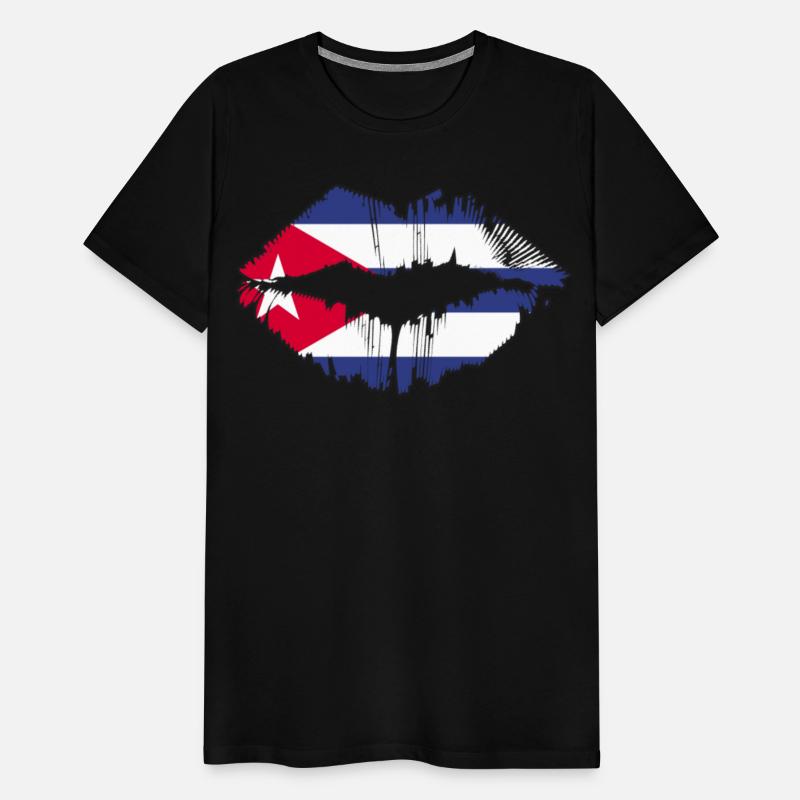 Republic Of Cuba Cuban Country Flag Kiss Lips