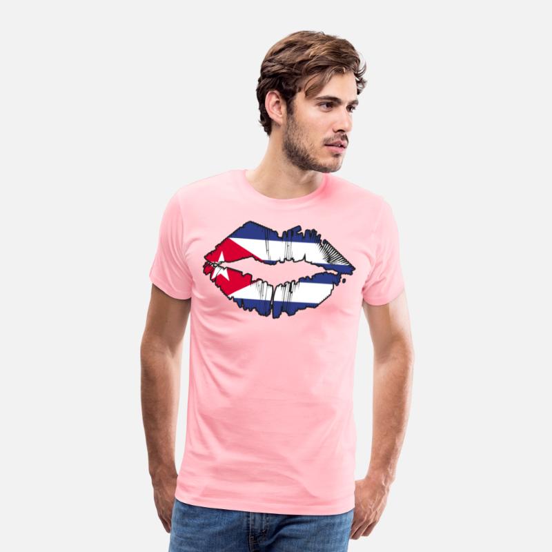 Republic Of Cuba Cuban Country Flag Kiss Lips