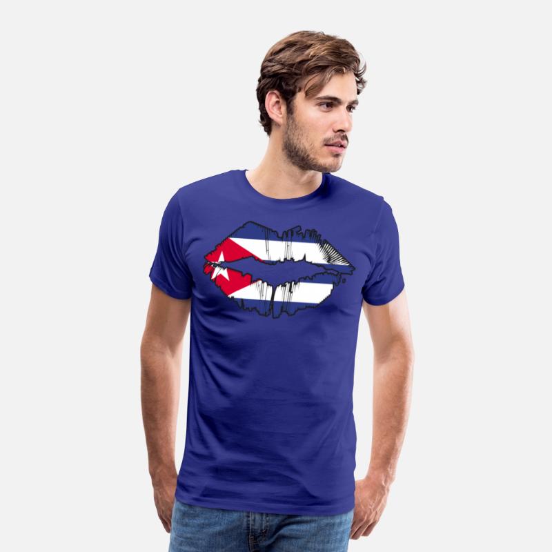 Republic Of Cuba Cuban Country Flag Kiss Lips