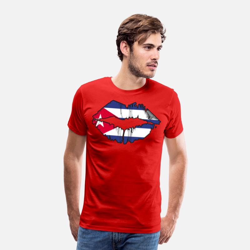Republic Of Cuba Cuban Country Flag Kiss Lips