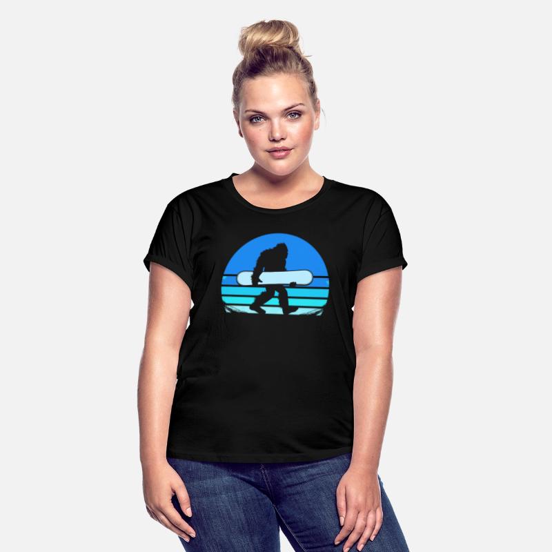 Retro Snowboard Yeti Snowboarding