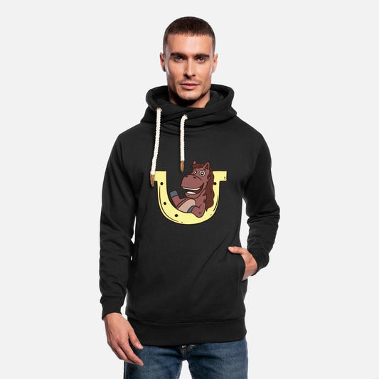 Rider Funny Horse Riding Horseshoe Gift Comic