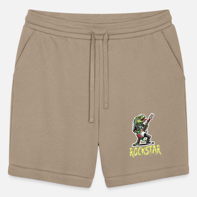 Rockstar Reptile Musician with Electric Guitar