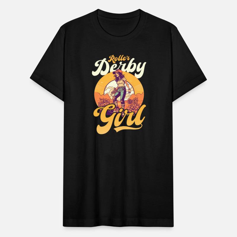 Roller Derby Vintage Retro Sunset Roller Girl