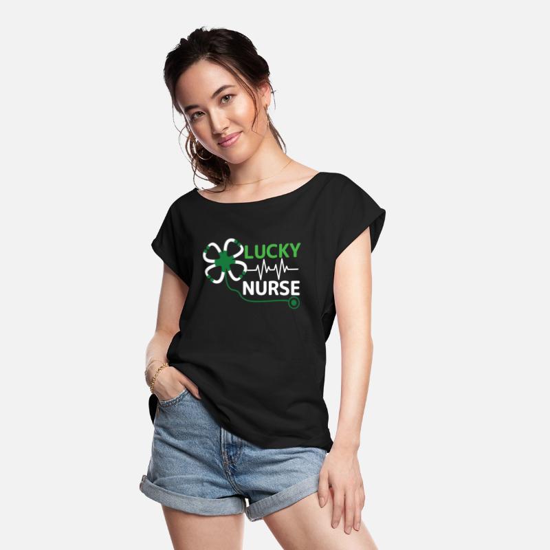 Saint Patrick Day Clover Lucky Nurse