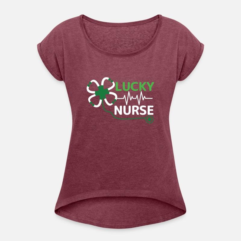 Saint Patrick Day Clover Lucky Nurse