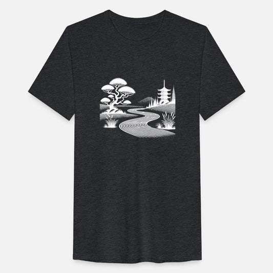 Sand Pattern And Pagoda Zen Garden Inspiration