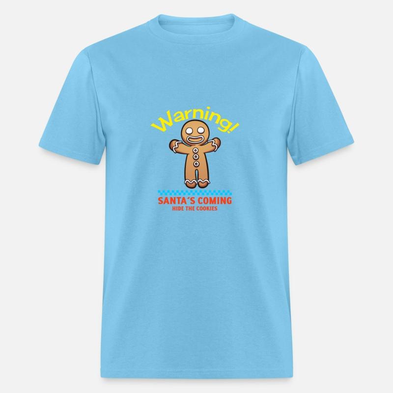 Santa's Coming Hide The Cookies Funny Christmas