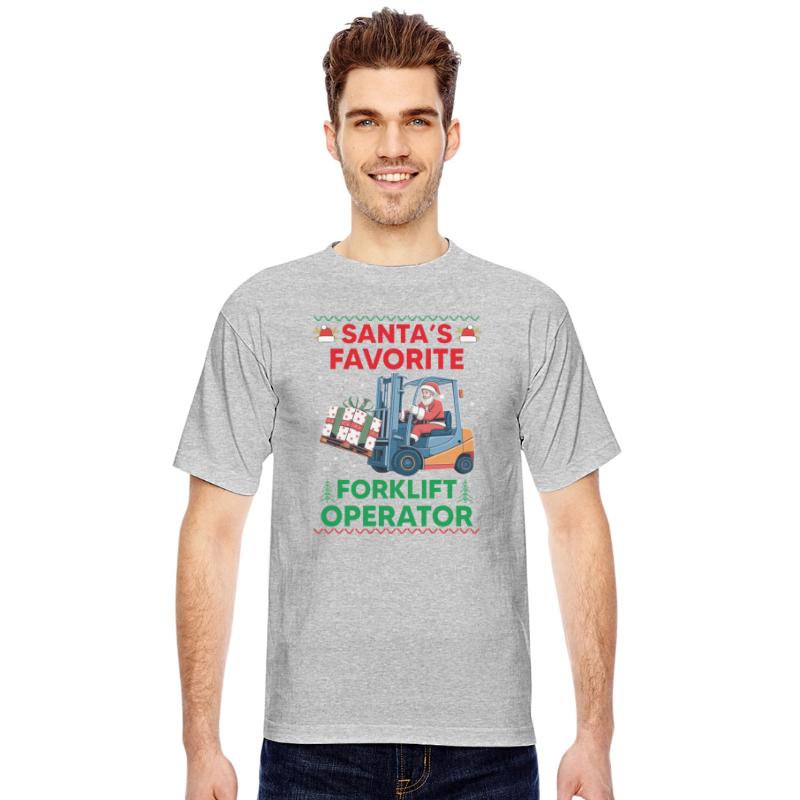 Santa's Favorite Forklift Operator