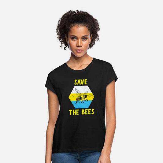 Save The Bees Retro Vintage Pullover Hoodie