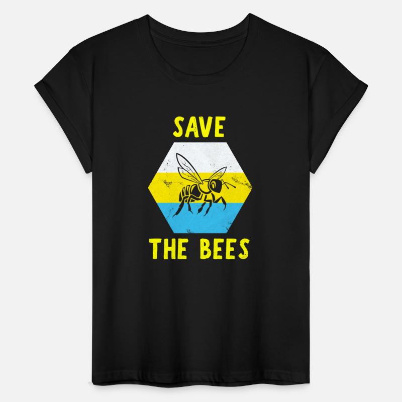 Save The Bees Retro Vintage Pullover Hoodie