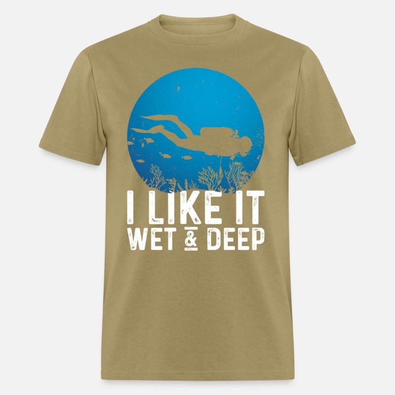 Scuba Diver Deep Underwater Snorkeling Lifestyle