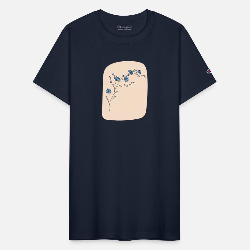 Serene Blue Blossoms