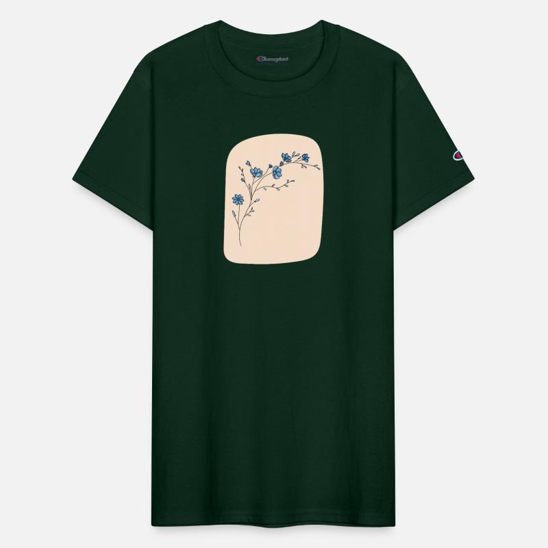 Serene Blue Blossoms